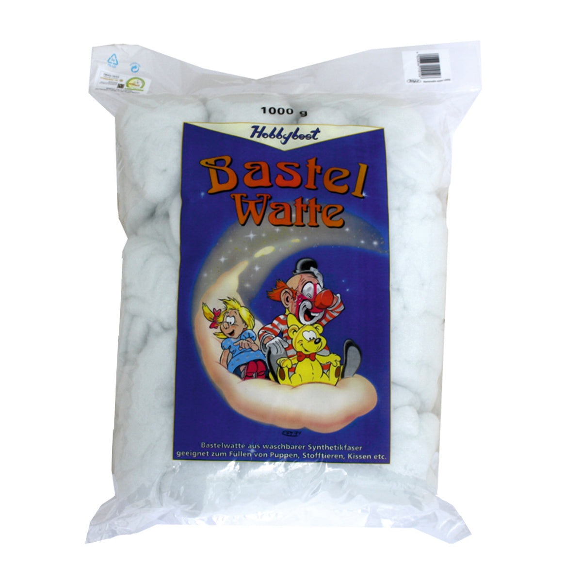 Hobbybest Bastelwatte weiss, 1kg