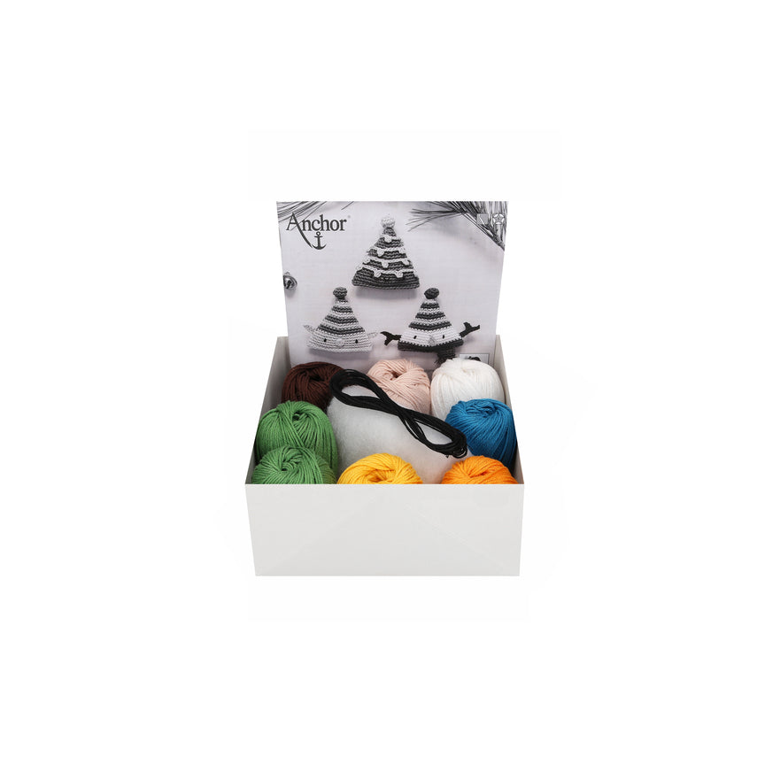 Anchor Häkelpackung - Christmas Elf Trio Decor Amigurumi