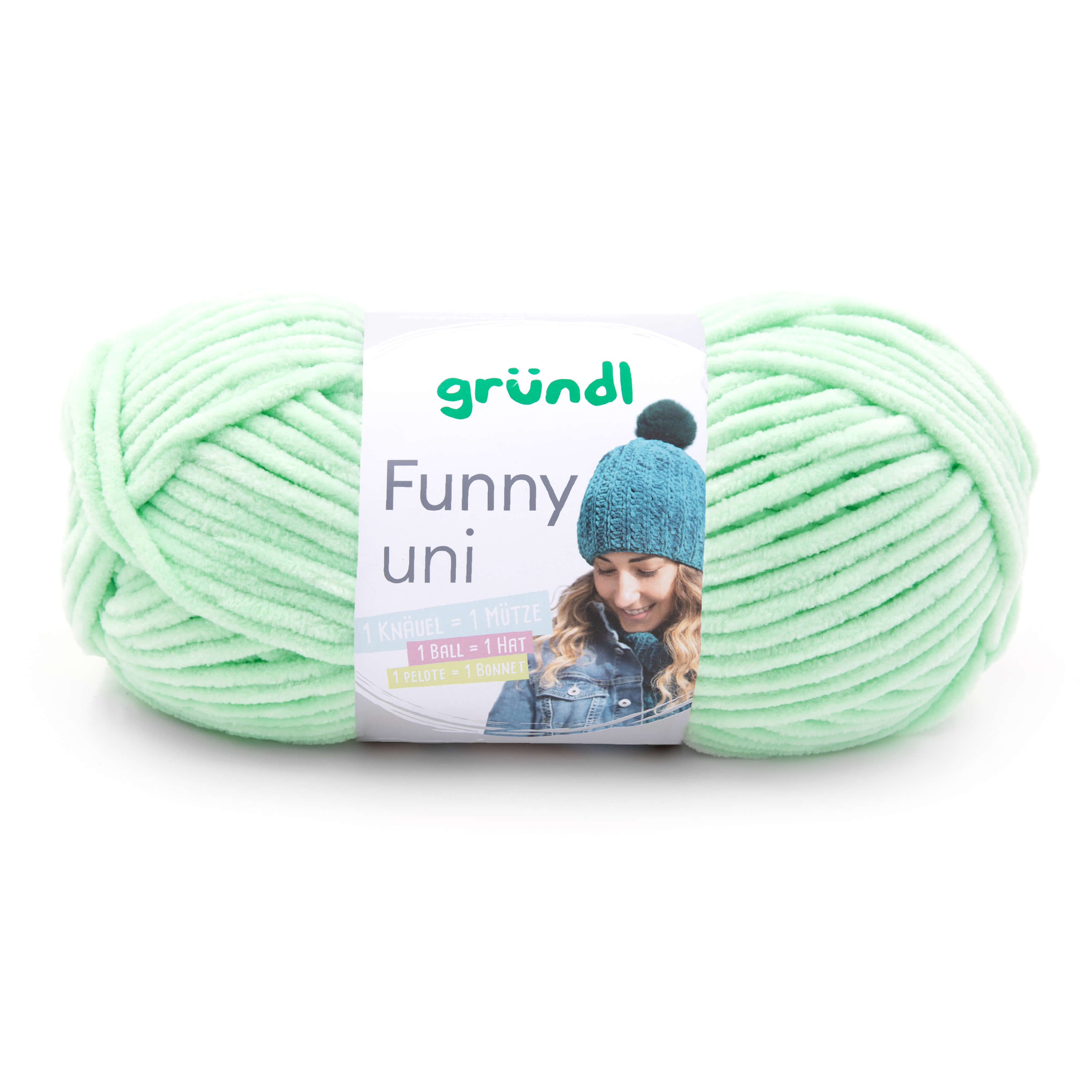 Gründl Funny Uni 100g Chenillegarn