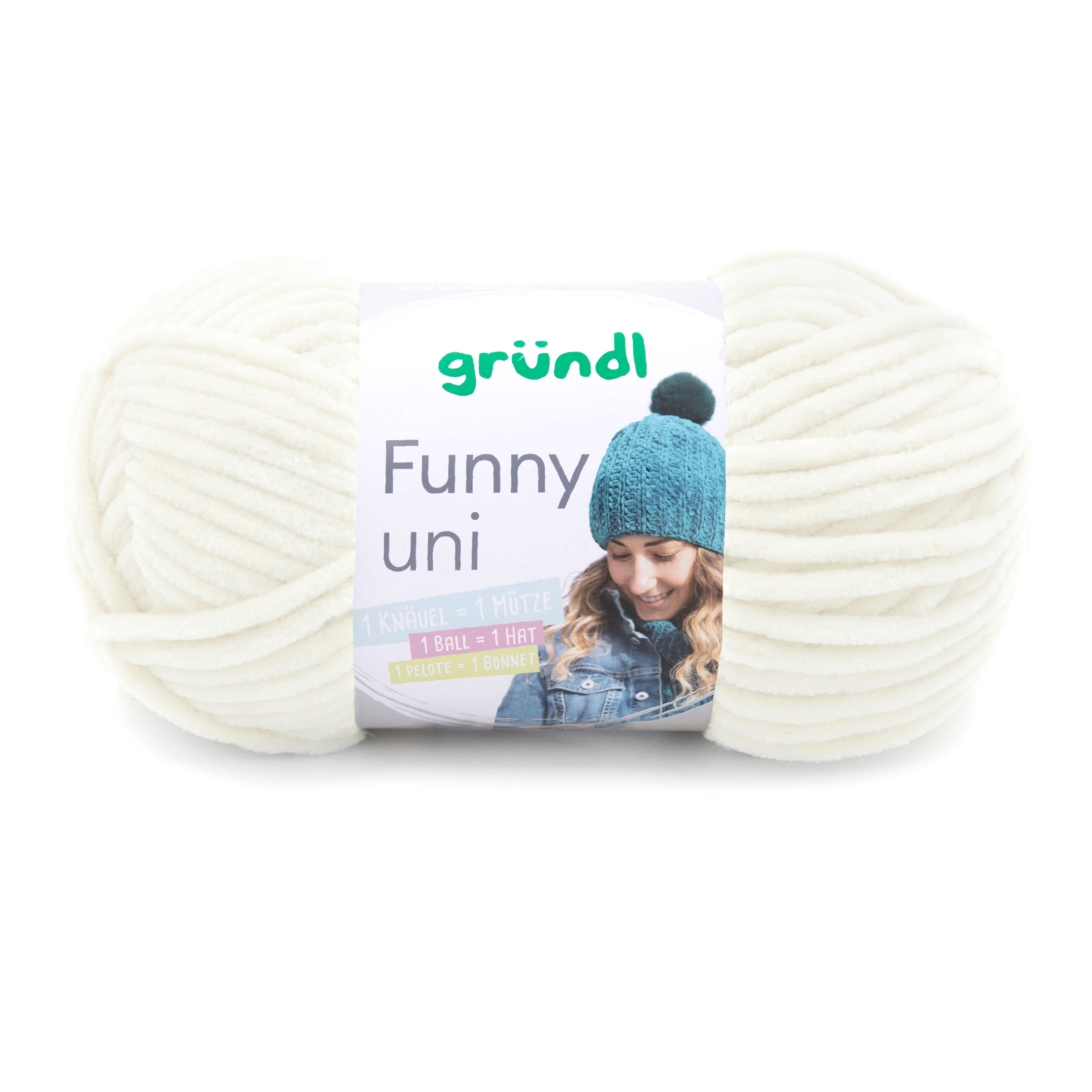 Gründl Funny Uni 100g Chenillegarn