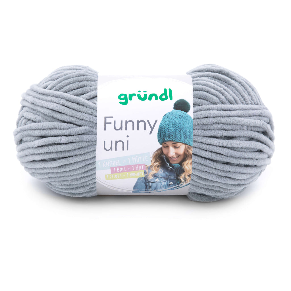 Gründl Funny Uni 100g Chenillegarn