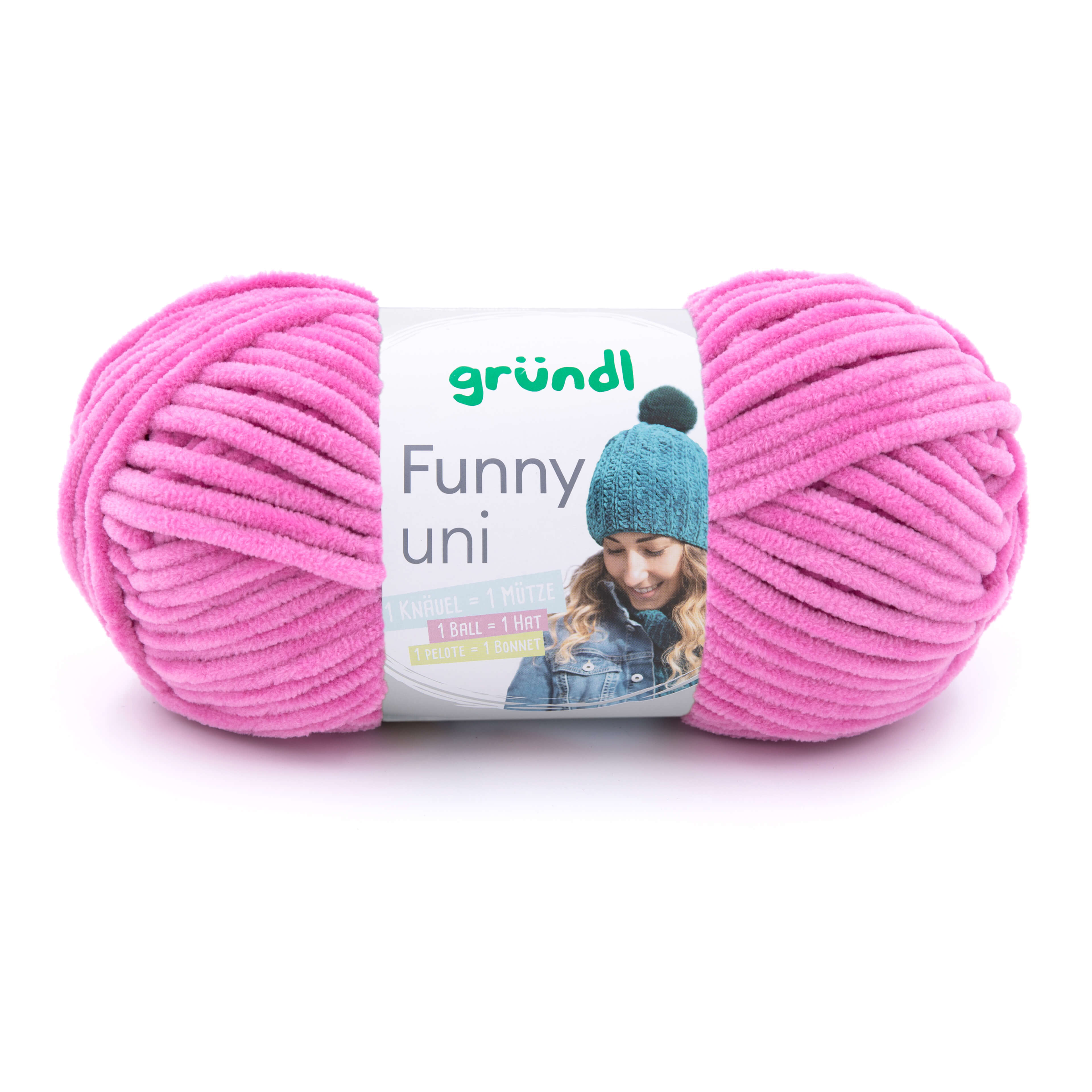 Gründl Funny Uni 100g Chenillegarn