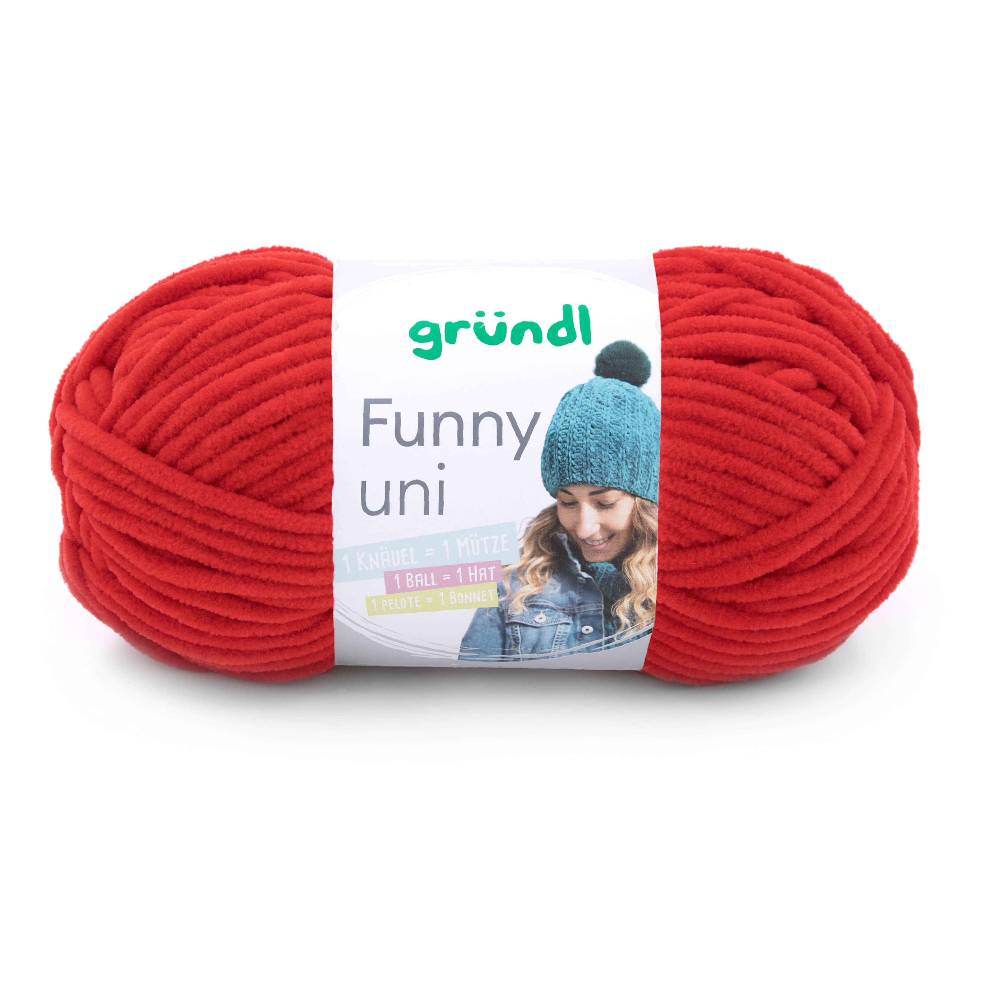 Gründl Funny Uni 100g Chenillegarn