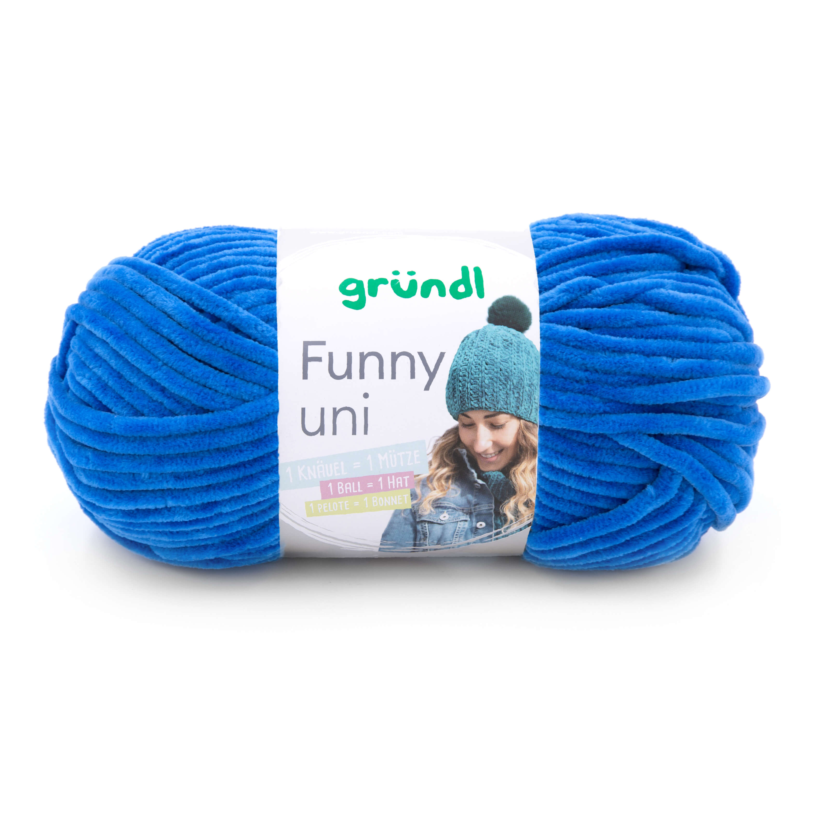Gründl Funny Uni 100g Chenillegarn