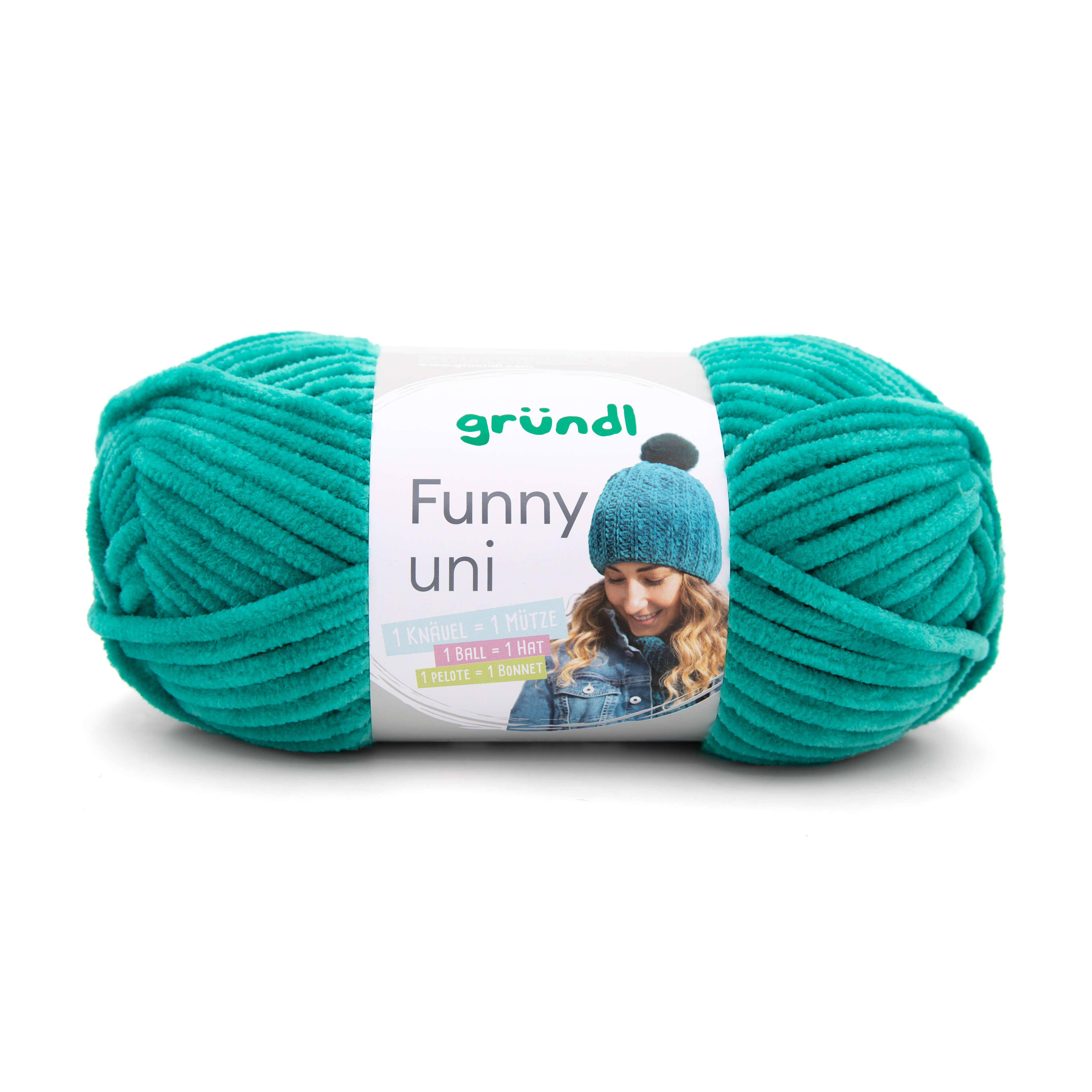 Gründl Funny Uni 100g Chenillegarn