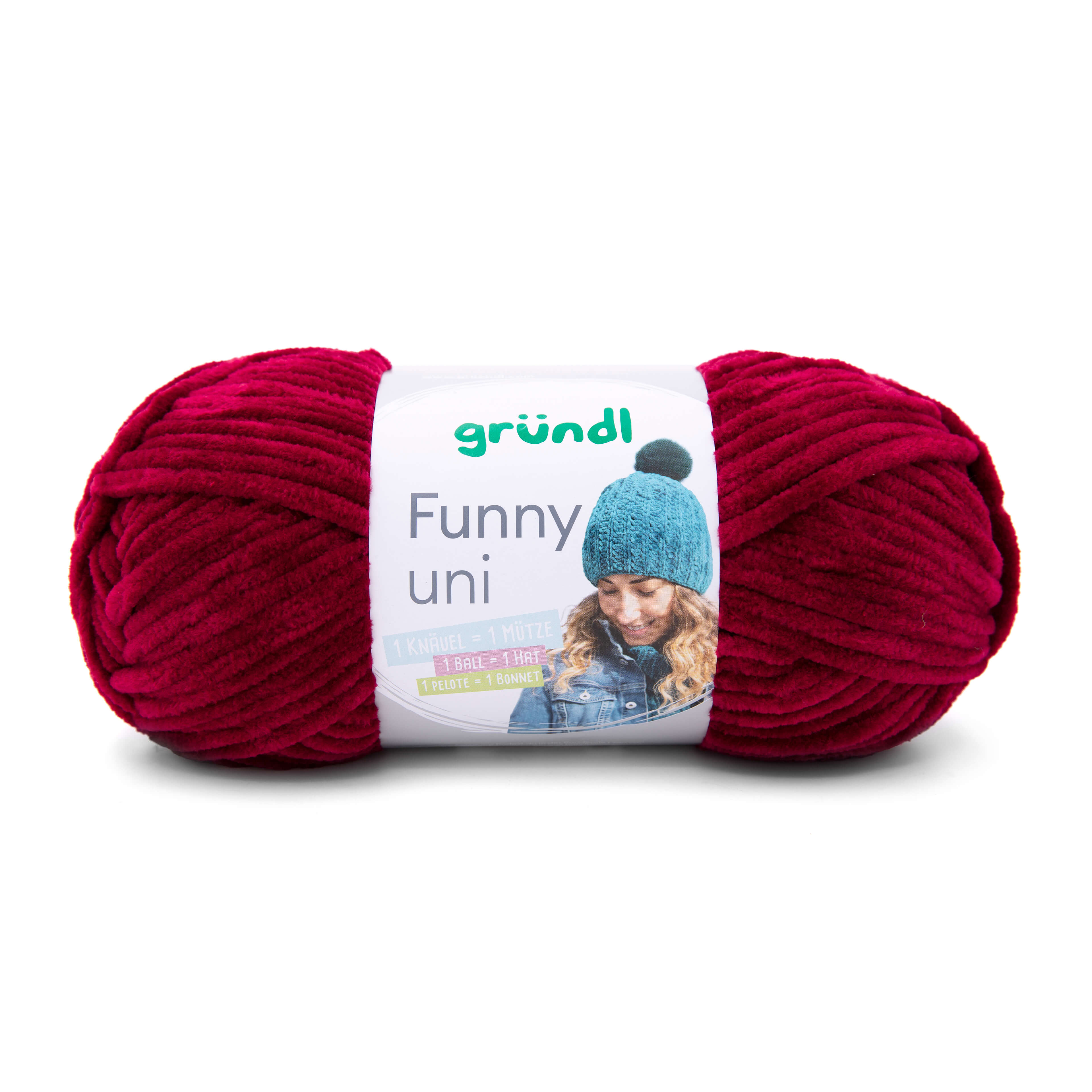 Gründl Funny Uni 100g Chenillegarn