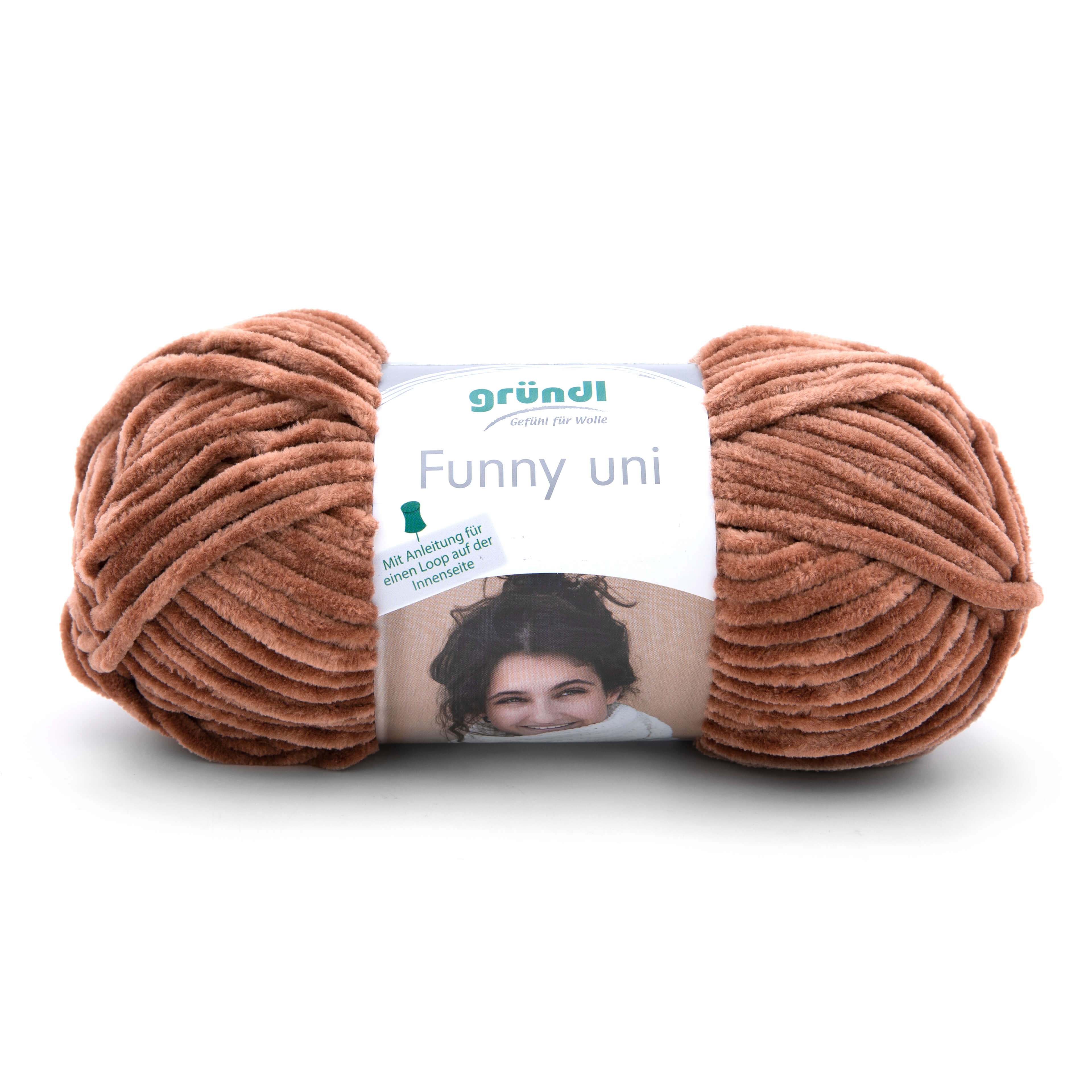 Gründl Funny Uni 100g Chenillegarn