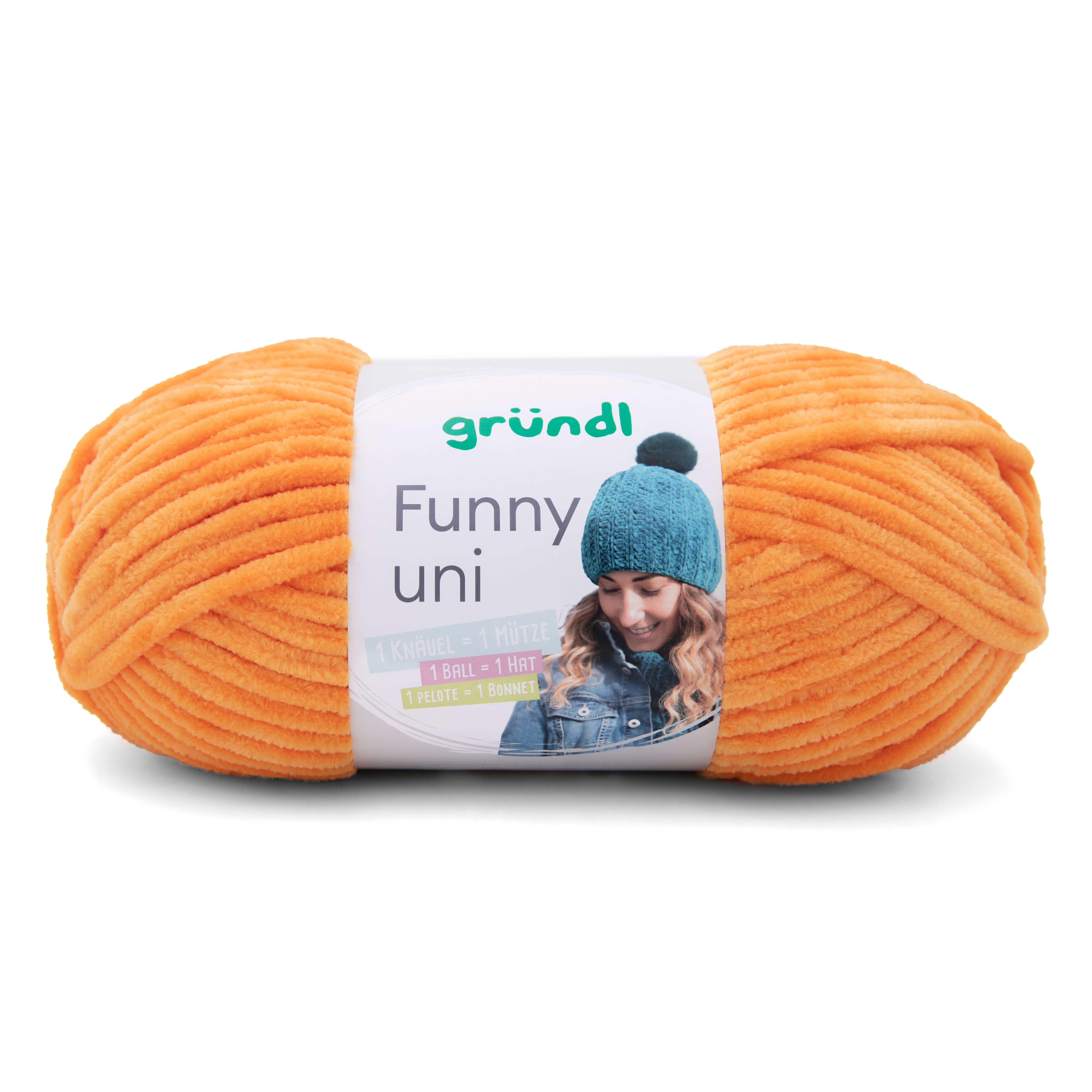 Gründl Funny Uni 100g Chenillegarn