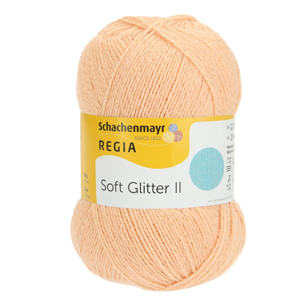 REGIA Uni Soft Glitter 100g Sockenwolle