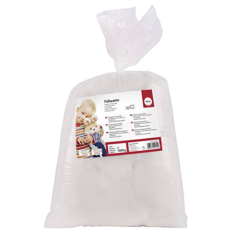 Füllwatte Rayher, hochflauschig, Flocken 1 kg