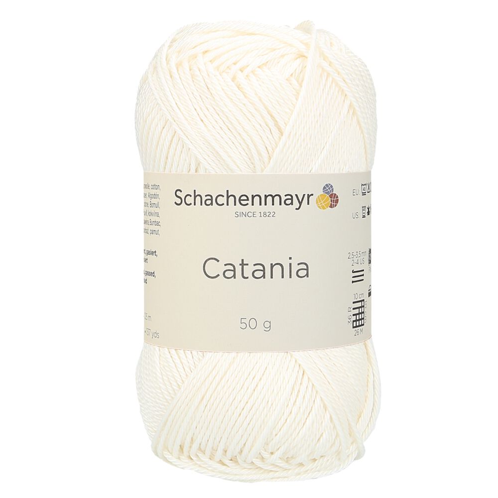 Schachenmayr Catania Wolle natur Farbe 105 für Amigurumi