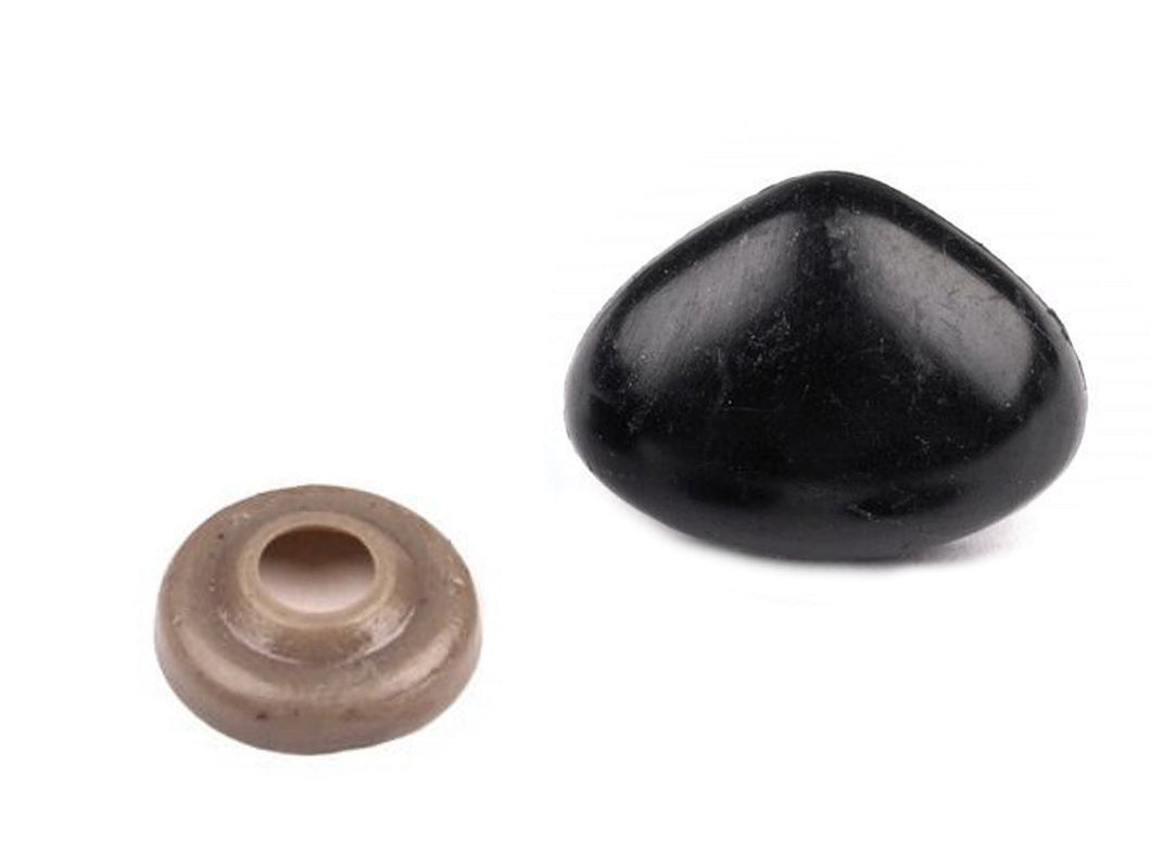 Nase mit Sicherung 20 x 26 mm schwarz 1 Stk.