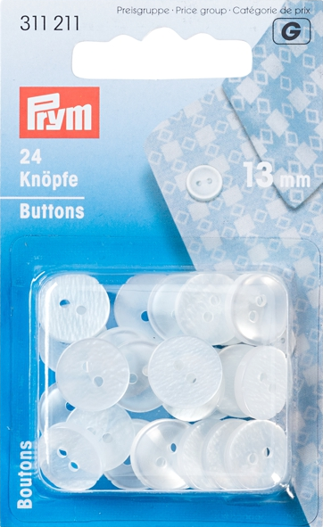 Kittel-und Schlafanzugknöpfe, 20mm, perlmutt