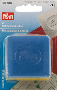 Schneiderkreide-Platten, gelb/blau