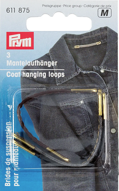 Mantelaufhänger, Kunstleder, farbig sortiert