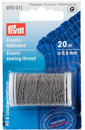 Elastic-Nähfaden 0.5mm, hellgrau