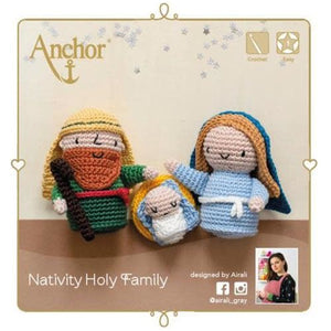 Anchor Häkelpackung - Heilige Familie - Nativity Holy Family Kit