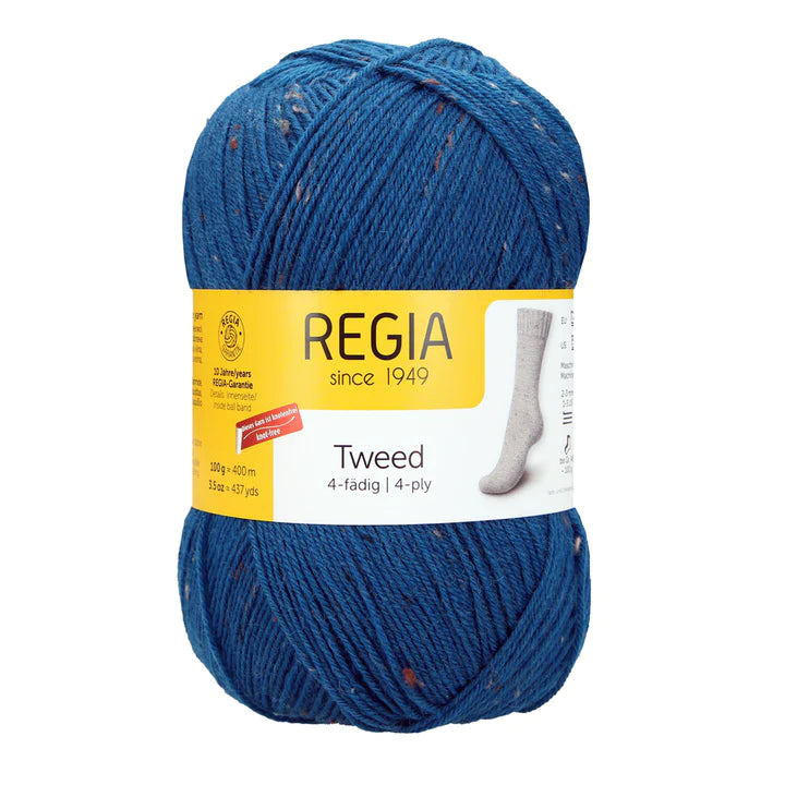 REGIA 4-fädig Uni Tweed 100g