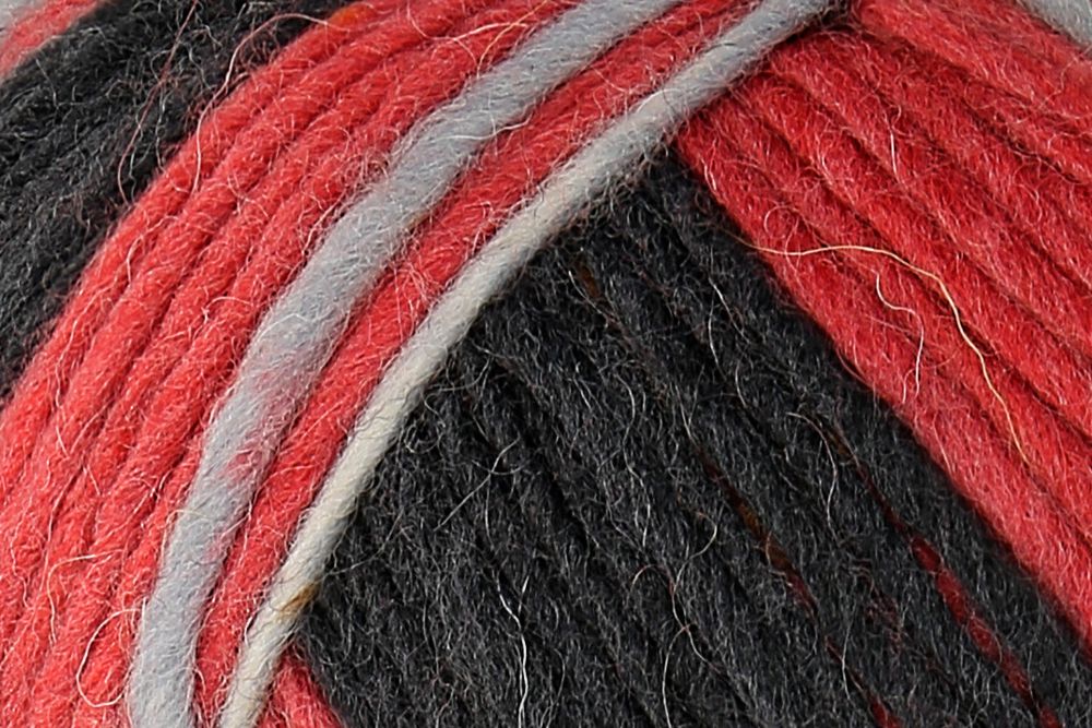 Schachenmayr SportsColor 200g Schwarz-Rot-Gold