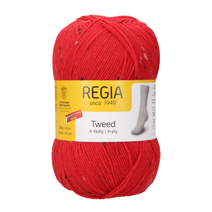 REGIA 4-fädig Uni Tweed 100g
